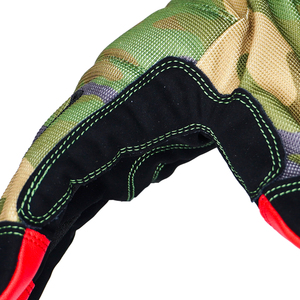 Conception colorée OEM Logo personnalisé antidérapant Protection des mains Gants de sécurité industrielle Gants de travail en cuir respirants - Product Image 6