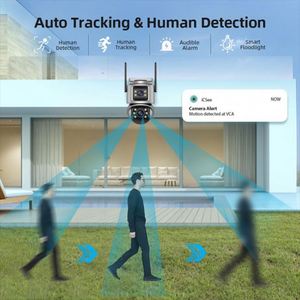Cámara de Seguridad Exterior Wifi PTZ con Doble Lente 4K 6MP, Pantalla, IA, Seguimiento Automático, P2P, <span class=keywords><strong>ICSEE</strong></span>, Audio y Video - Product Image 3