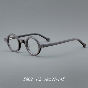 نظارات بصرية يابانية أنيقة بشعار مخصص نظارات خشبية صغيرة بنمط كلاسيكي نظارات قصر النظر للنساء - Product Image 5