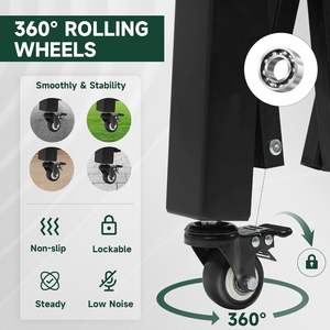 Portes de sécurité pliantes simples 72 "W X 50" H Porte en accordéon, Porte d'expansion de porte pliante, Clôture extensible en métal - Product Image 3