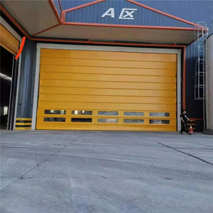 Công nghiệp tốc độ cao cán PVC cửa trượt nhanh gấp nội thất cửa nhà để xe ứng dụng ngoài trời nhà sản xuất bán buôn - Product Image 5