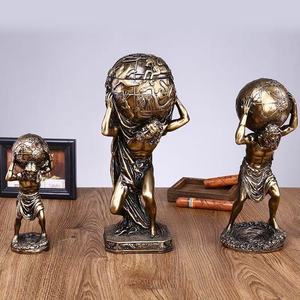 Décoration d'intérieur <span class=keywords><strong>nordique</strong></span>, sculpture d'art de la <span class=keywords><strong>mythologie</strong></span> <span class=keywords><strong>grecque</strong></span>, statue en résine du dieu Atlas, figurines d'héros grecs, décoration artistique, ornement de table - Product Image 1