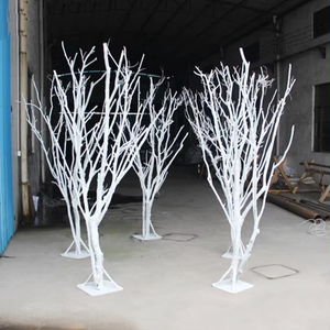 Ramas <span class=keywords><strong>de</strong></span> Árbol Secas Artificiales <span class=keywords><strong>de</strong></span> Plástico Blanco, Decoración <span class=keywords><strong>de</strong></span> Centro <span class=keywords><strong>de</strong></span> Mesa para Bodas con Coral Preservado, Hojas Resistentes a los Rayos UV para Uso en Interiores/Exteriores - Product Image 1