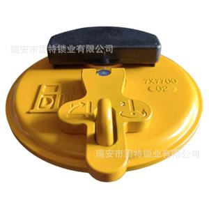 Poignée du bouchon de réservoir de carburant pour excavatrice Caterpillar 7X7700, pièce en alliage d'aluminium jaune E320D C 323 325C 336D 345 349D - Product Image 3