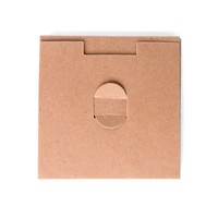 La scatola vuota della busta della cartolina della carta Kraft della finestra aperta del PVC può essere utilizzata per la conservazione della carta o le sciarpe di seta ed altri pacchetti