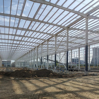 Bâtiment préfabriqué en structure métallique lourde pour stockage, bureau, usine – Structure modulaire en acier avec support technique local