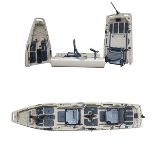 14TF模块化渔船可拆卸脚踏板皮划艇渔具包括塑料踏板皮划艇电动电池新设计2025 - Product Image 2