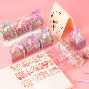 Cartoon Pet Transparent <b>Tape</b> Gift Set 1 In Core Double Sided No Residual For Home <b>Decor</b> Student Use - Product Image 1
