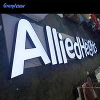 Lettres en acrylique 3D personnalisées pour l'intérieur, logo, design, lettres murales, enseignes, signalétique de bureau