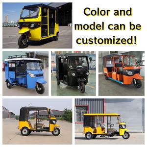 Triciclo de Pasajeros a Gasolina de 200 cc con Radio Multimedia y Autonomía de 220 m, Mototaxi para Pasajeros de Corta Distancia, Tuk Tuk - Product Image 5