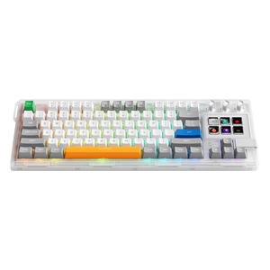 <span class=keywords><strong>Clavier</strong></span> de jeu dynamique rétroéclairé RVB, 87 touches, filaire, mécanique, anti-ghosting, échangeable à chaud, pour Windows et <span class=keywords><strong>Mac</strong></span> - Product Image 1