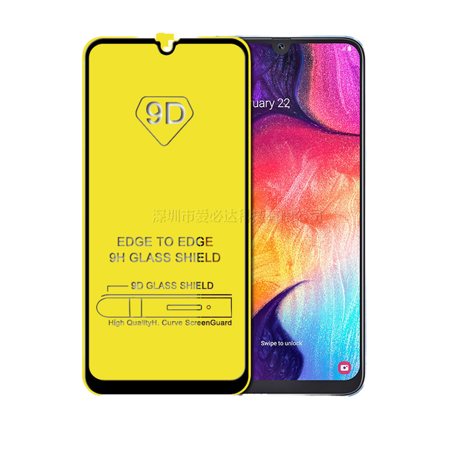 Hotselling Full Cover 9H 9D Tempered Glass Screen Protector for Samsung Galaxy A55 A15 A54 A35 A04 5G A13 A25 A35 A05 S24 FE