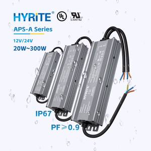 Fuente de Alimentación LED Individual Impermeable con Certificación IP67 y CE, Voltaje de Entrada Universal de 100V-240V, Factor de Potencia Alto PFC, 12V Industrial - Product Image 1