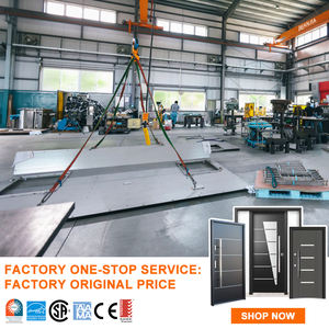 Puerta de Seguridad de Entrada Principal de Nuevo Diseño WANJIA, Puerta de Hierro Forjado de Alta Eficiencia Acústica para Villa o Apartamento - Product Image 3