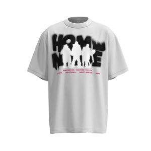 Summer Street Hip-Hop Cultural Print Men's T-Shirt 100% Cotton Breathable Anti-Pilling Short Sleeve Customizable Colors - Product Image 4