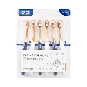 Thiết Kế Mới U Hình Dạng Lông Bàn Chải Đánh Răng Chỉnh Hình Dành Cho Người Lớn Bàn Chải Đánh Răng Bằng Nhựa Với Lưỡi <span class=keywords><strong>Scraper</strong></span> - Product Image 6