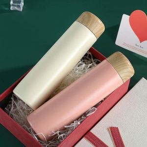 Mini tasse thermos portable 150ml/250ml motif bois, mignonne et créative, pour café et eau, idéale pour l'extérieur - Product Image 4