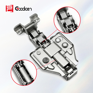 Goodcen <span class=keywords><strong>3D</strong></span> Thủy Lực Đồ Nội Thất Mềm Đóng Tự Động Bản Lề 35Mm Khung Nhôm Cửa Cho Nhà Bếp Phòng Tập Thể Dục Tủ Tủ Quần Áo Tủ Bản Lề - Product Image 4