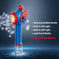 YT Wholesale Cheap Cartoon Electric Bubble Wand Automatic Bubble Blower with Rich Bubbles Outdoor Kids Toy with Bubble Water
