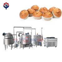 Ventes directes d'usine TG, ligne de production automatique de gâteaux à économie d'énergie pour la production de cupcakes et de muffins