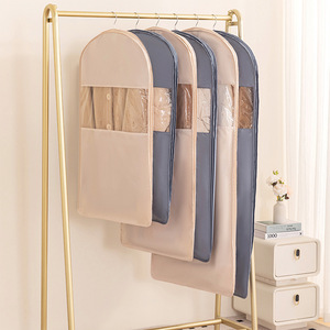 Sac de compression pour vêtements, <span class=keywords><strong>housse</strong></span> anti-poussière suspendue, étui de protection pour costumes, grand sac de <span class=keywords><strong>rangement</strong></span> domestique de grande capacité - Product Image 4
