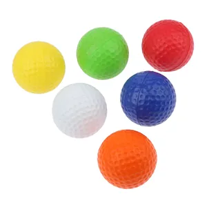 Оптовая продажа, биоразлагаемые плавающие мини-пенопластовые мячи из мягкого полиуретана для гольфа