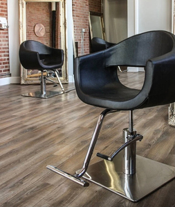 Sillón <span class=keywords><strong>de</strong></span> Peluquería Moderno Marrón con Reposapiés <span class=keywords><strong>para</strong></span> Salón <span class=keywords><strong>de</strong></span> Belleza - Product Image 6
