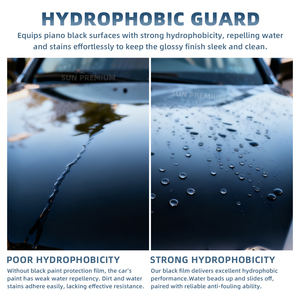 Vinilo para Envolver Autos Negro Satinado PPF Negro Mate 1.52*15m TPU PPF Negro Satinado, Película Tintada Negra para Todo el Cuerpo, Autoregenerable - Product Image 4