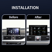 Écran tactile IPS 9 pouces sans fil CarPlay, Android Auto, lecteur multimédia automobile WIFI pour Audi A7 A6