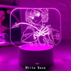 TW-2044 Chasseur X Anime Led Curarpikt Hisoka Gon Kirua Figure 3d Veilleuses Anime LED Lampe Enfants Chambre Décor Enfants Cadeau