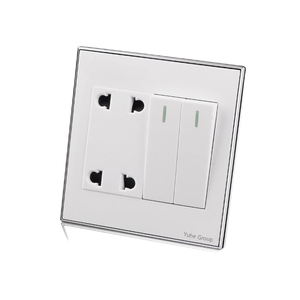 Prise murale AC 110V~250V 5 pôles, prise standard britannique avec panneau tactile, 10A, matériau PC, reconnue à l'international - Product Image 4
