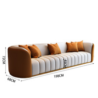 Dongguan TIANHANG sofás de cuero para sala de estar sofás 1 + 2 + 3 plazas sofá seccional sofá personalizado conjunto de muebles para el hogar