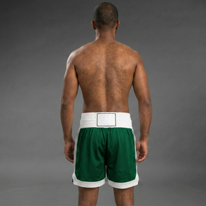 Shorts de boxe avec coutures durables et tissu flexible pour l'entraînement et la pratique du combat - Product Image 2