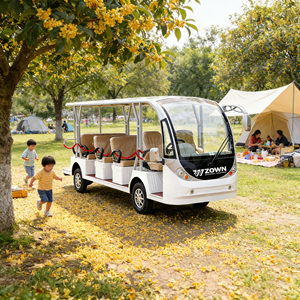 Nuevo Autobús Turístico Eléctrico de 8/11/14 Plazas 2026, Vehículo Turístico Abierto para Hoteles y Resorts - Product Image 1