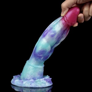 YOCY Monster Animal Penis S/L/M Ice Dragon Dildo Strap-on con ventosa, plug anal, masajeador vaginal para adultos, juguete sexual - Product Image 5