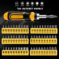 Kit d'outils manuels 131 pièces avec embouts magnétiques pour tournevis, outils à main pour réparation automobile, boîte à outils, Chine