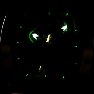 Reloj Mecánico de Lujo, Elegante, Unisex, Blanco, Luminoso, Deportivo, Casual, con Tourbillon, Esqueleto, Resistente al Agua, para Negocios - Product Image 4