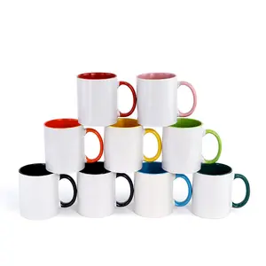 Fabriek Aangepaste Logo Cups Koffiemokken 11Oz Blanco Keramische Sublimatie Mokken