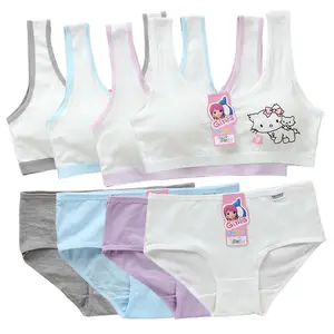 Cheers Kids Girls Spaghetti Strap Underwear Maiden Cotton Sports