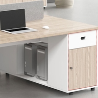 Bureau de direction de haute qualité, table de manager, design moderne modulaire, bureau en métal et en fer pour salle de réunion, réception