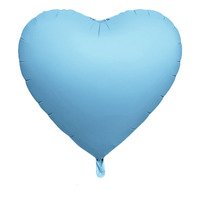 Ballons en Mylar à l'hélium de 30 pouces, épais, en forme d'étoile et de cœur, couleur mate, pour la décoration de mariage, d'anniversaire, de la Saint-Valentin, de Noël