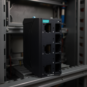 Moxa EDS-2008-EL-T Switch Industrial Sin Administración para Riel DIN, 8 Puertos Ethernet - Product Image 3