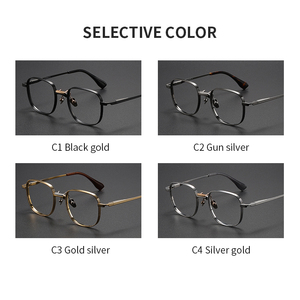 إطار نظارة بصرية DTX151 عالي الجودة فريد من نوعه يدوي الصنع للرجال، نظارات ريترو يدوية الصنع بالجملة، إطارات نظارات طبية - Product Image 5