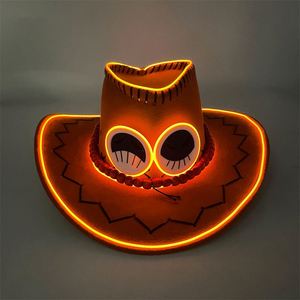 Sombreros de Vaquero y Pirata con Luces LED para Niños - Accesorio de Disfraz Luminoso para Fiestas de Halloween - Product Image 2