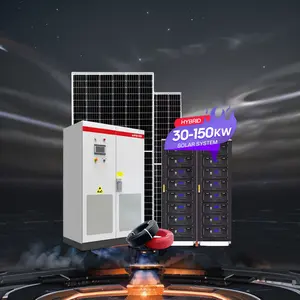 Dawnice Commerciële 50kw 100kw 150kw Compleet Off Grid Hybride Zonnestelsel Stand-Alone Batterij Thuis Zonne-Energie Systeem Prijs