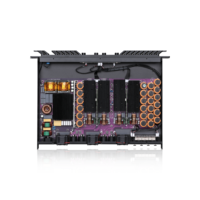 Amplificateur de puissance DP412 Classe D 1200W 4 canaux, amplificateur de subwoofer puissant