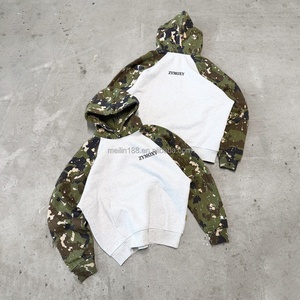 Custom Designer Hoodie Manufacturer <b>Zip</b> <b>up</b> <b>Jackets</b> for Men Camouflage Pullover Oversized Heavyweight Cotton Hoodie Unisex - Product Image 1