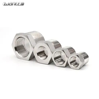 Raccord de tuyauterie réducteur haute pression en acier au carbone ASTM A105 NPT, embout fileté à tête hexagonale forgé WL Brand ASME B16.11