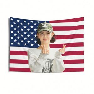 Custom 3x5ft Double Sided Polyester Cotton Advertising Flag Large Size With Custom Logo Print Promotional Custom Flags & <b>Banners</b> - Product Image 3