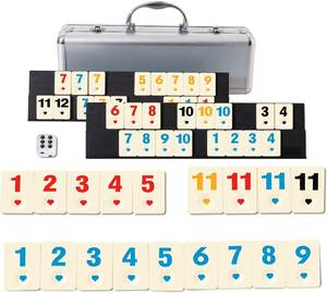 Juego de mesa de 4 piezas de plástico para la familia, Set de juego de mesa de 4 piezas de plástico, bastidores clásicos de juego de mesa para amigos, 106 - Product Image 6